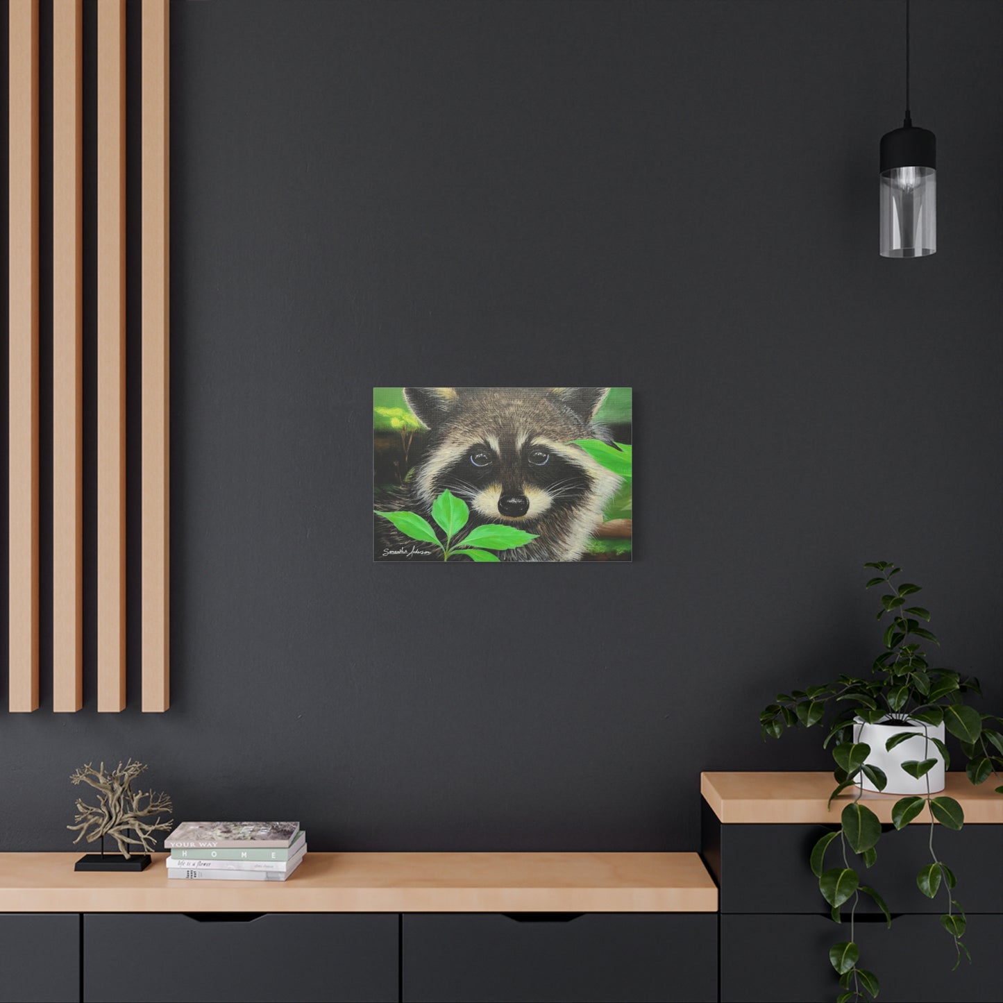 Curious Raccoon - Classic Canvas