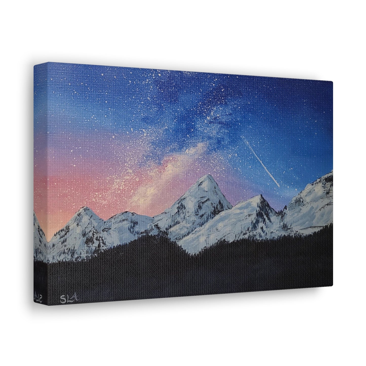 Galaxy Mountains - Classic Canvas