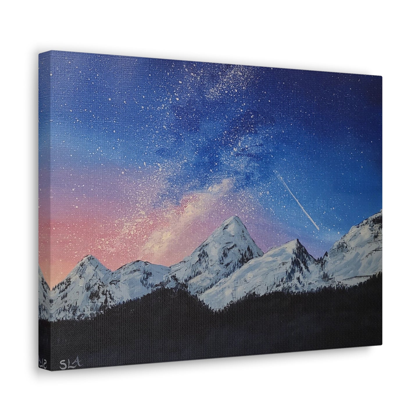 Galaxy Mountains - Classic Canvas