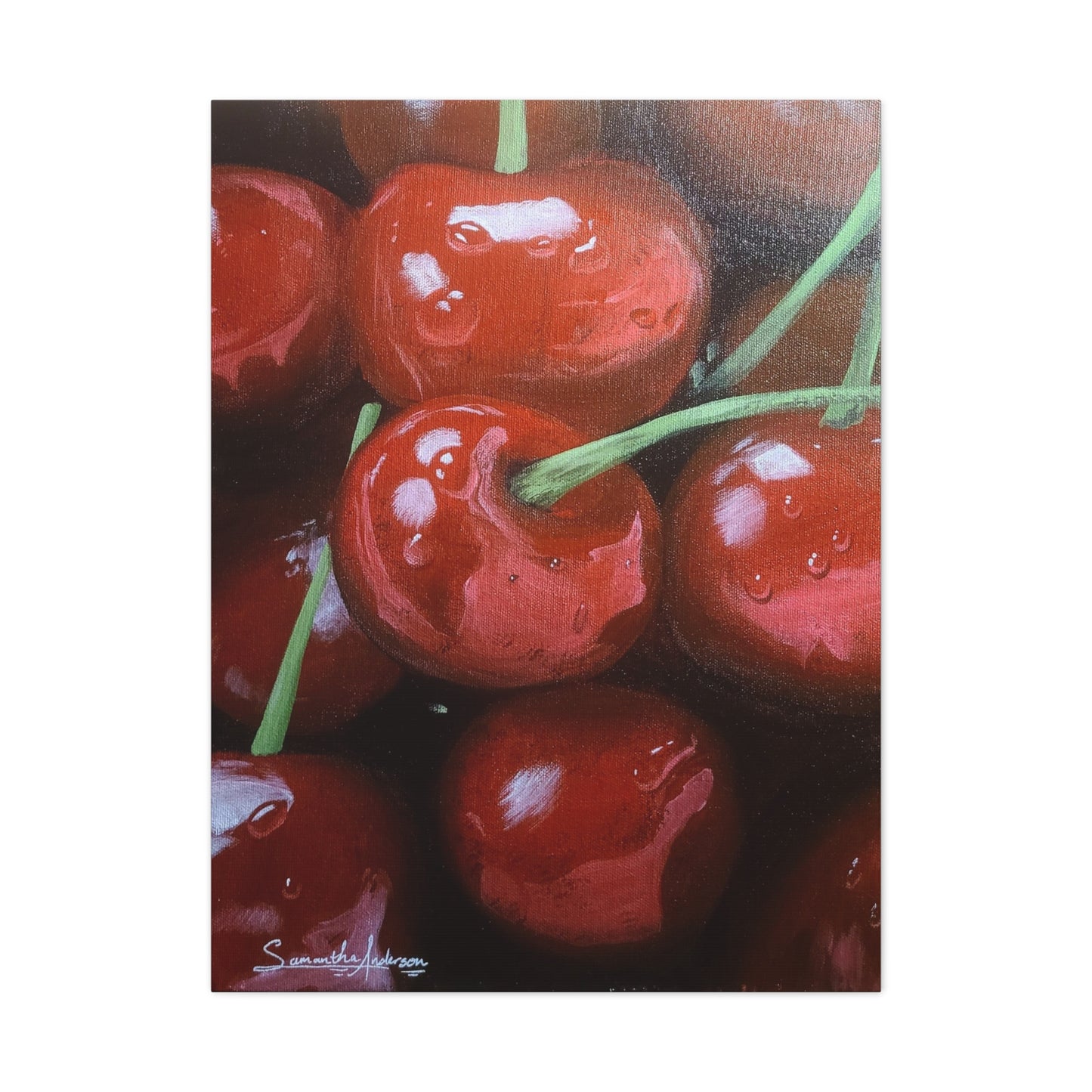 Red Cherries - Classic Canvas