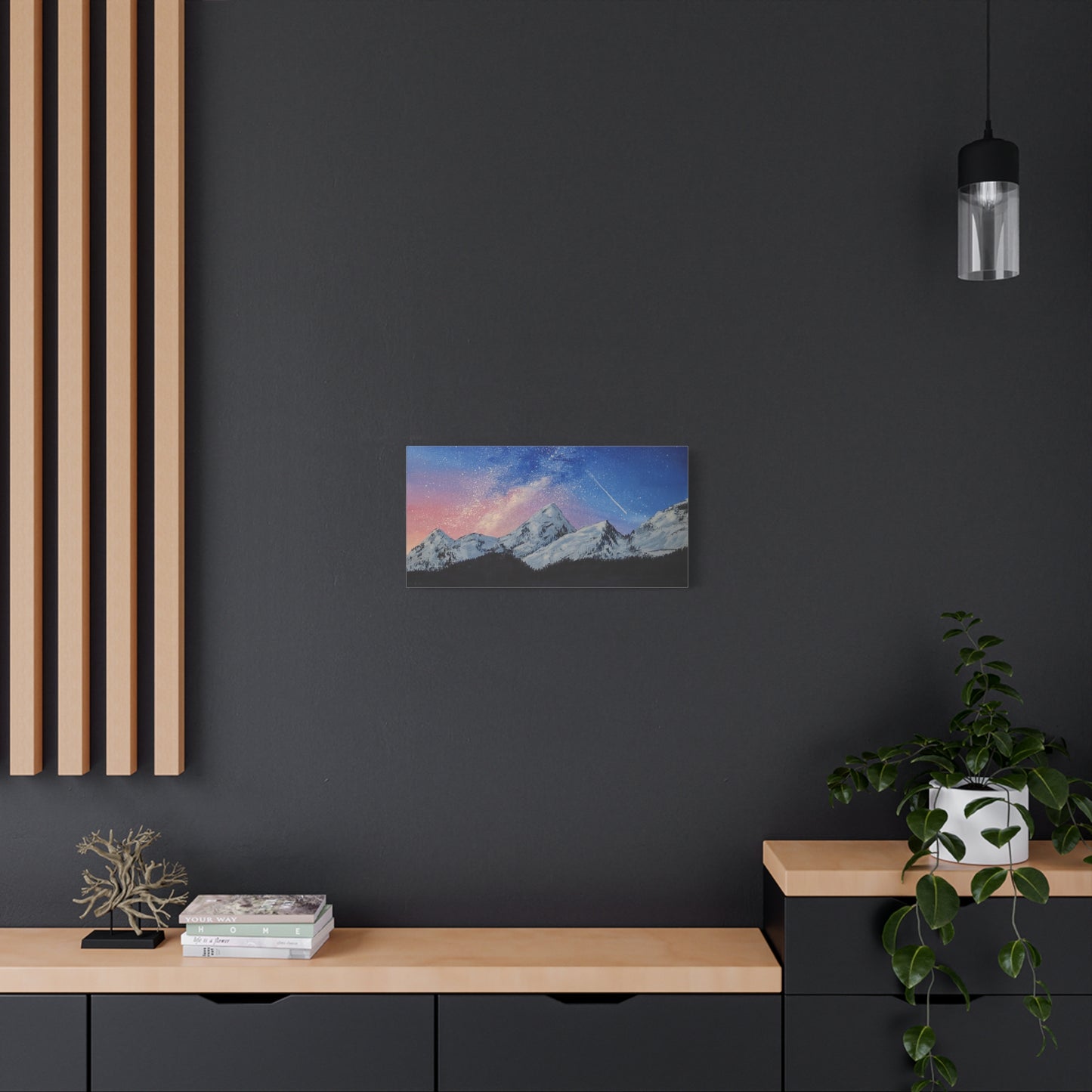 Galaxy Mountains - Classic Canvas