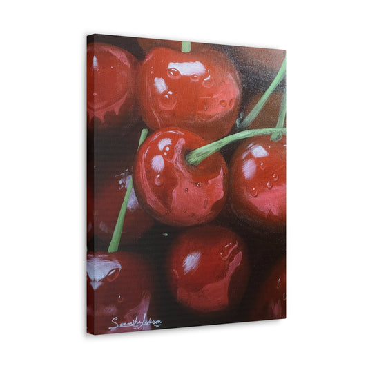 Red Cherries - Classic Canvas