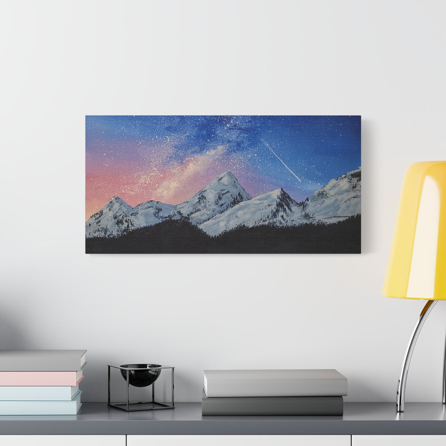 Galaxy Mountains - Classic Canvas