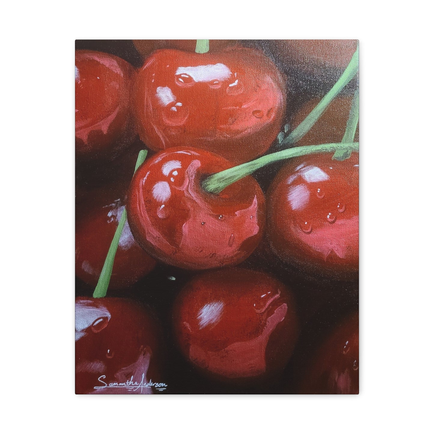 Red Cherries - Classic Canvas