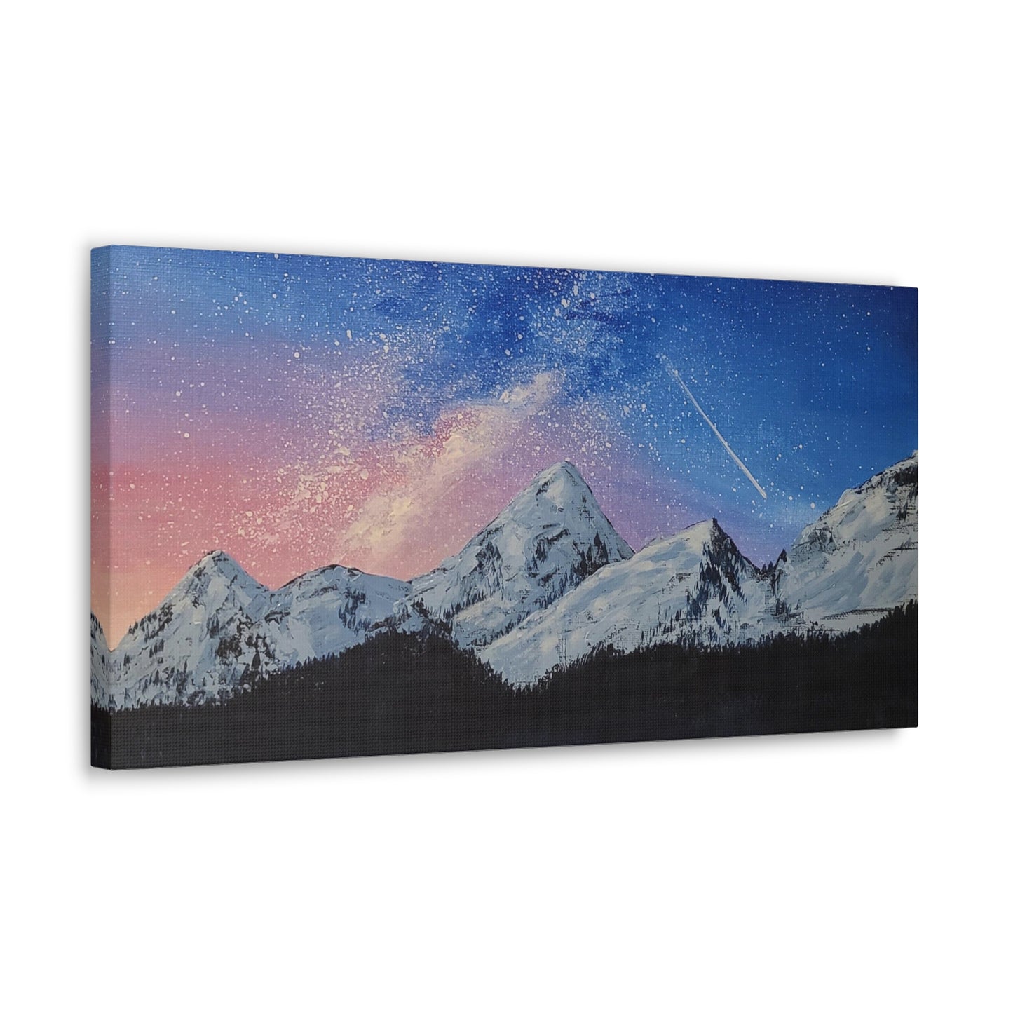 Galaxy Mountains - Classic Canvas