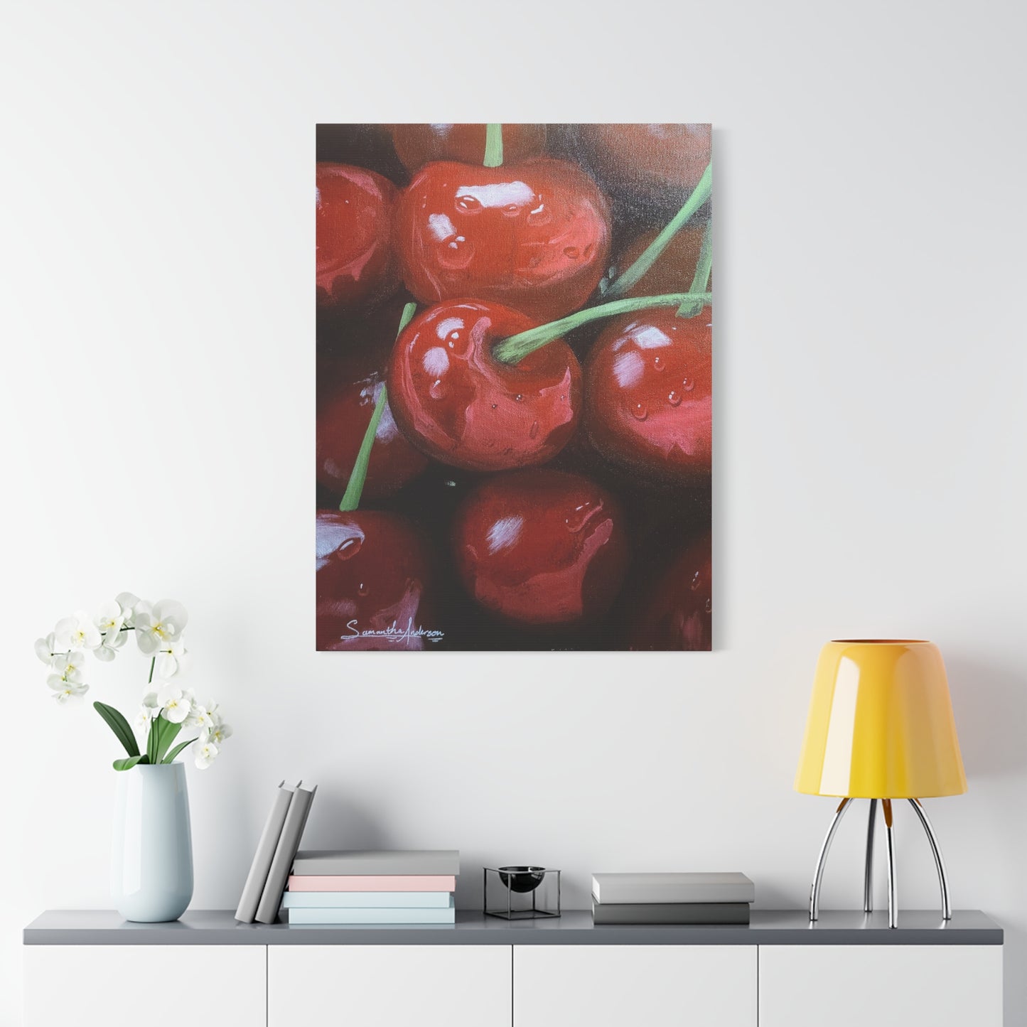 Red Cherries - Classic Canvas