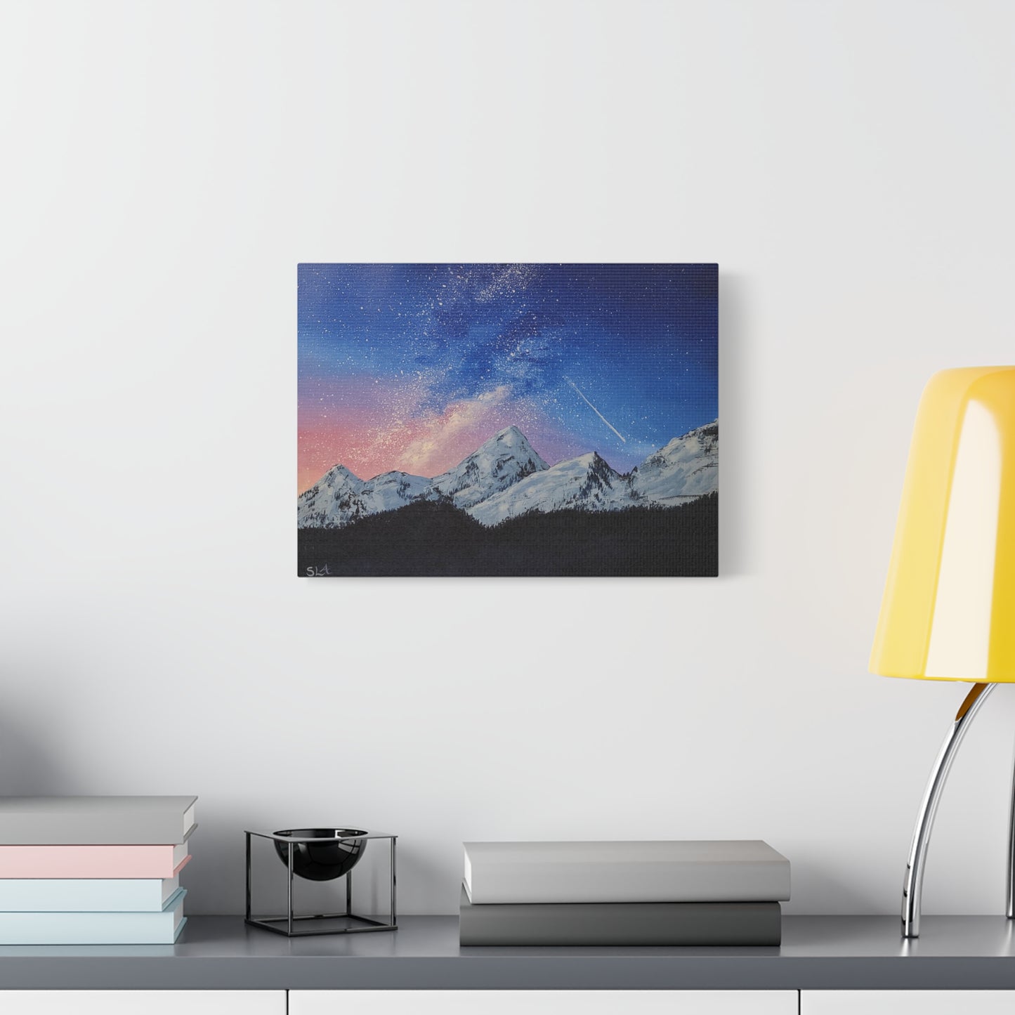 Galaxy Mountains - Classic Canvas