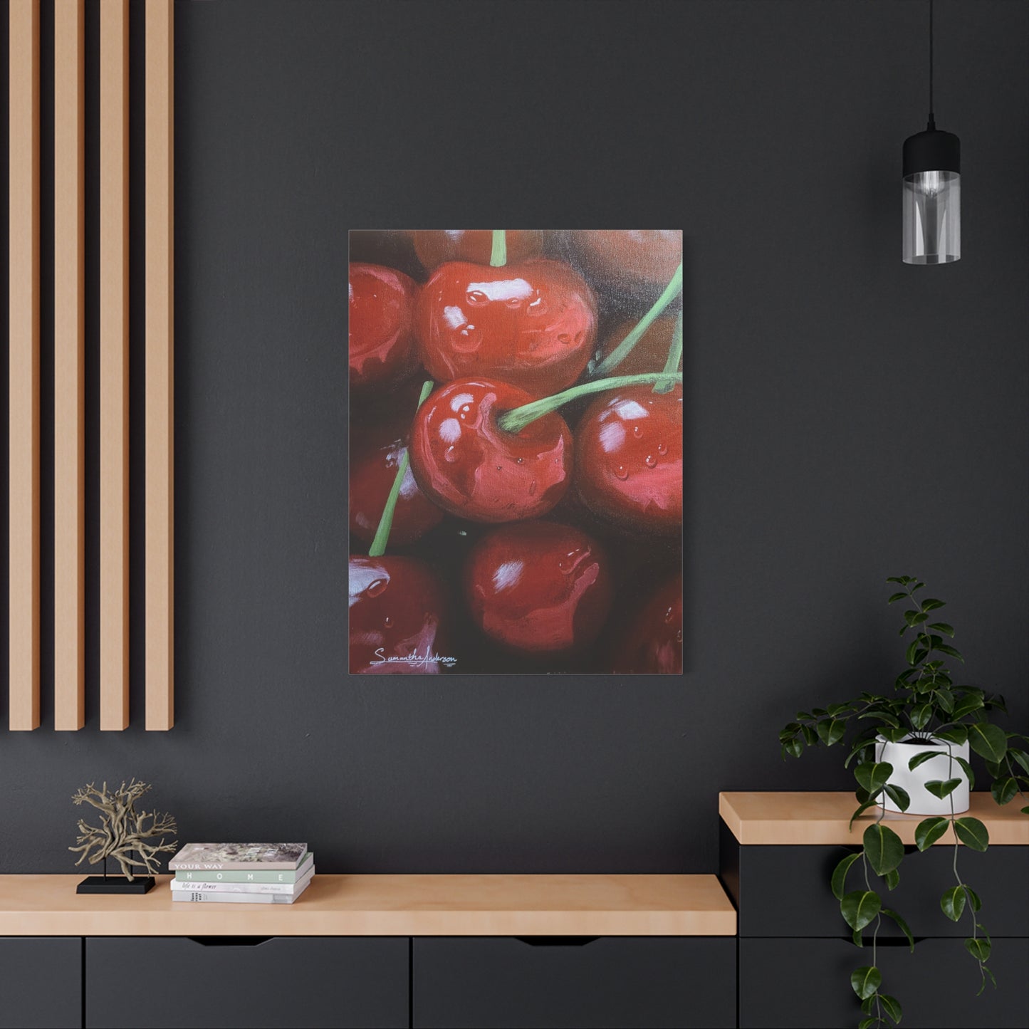 Red Cherries - Classic Canvas