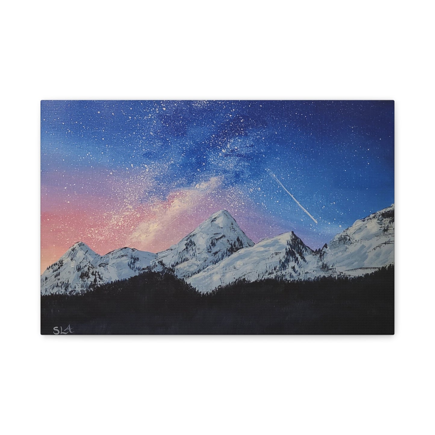 Galaxy Mountains - Classic Canvas