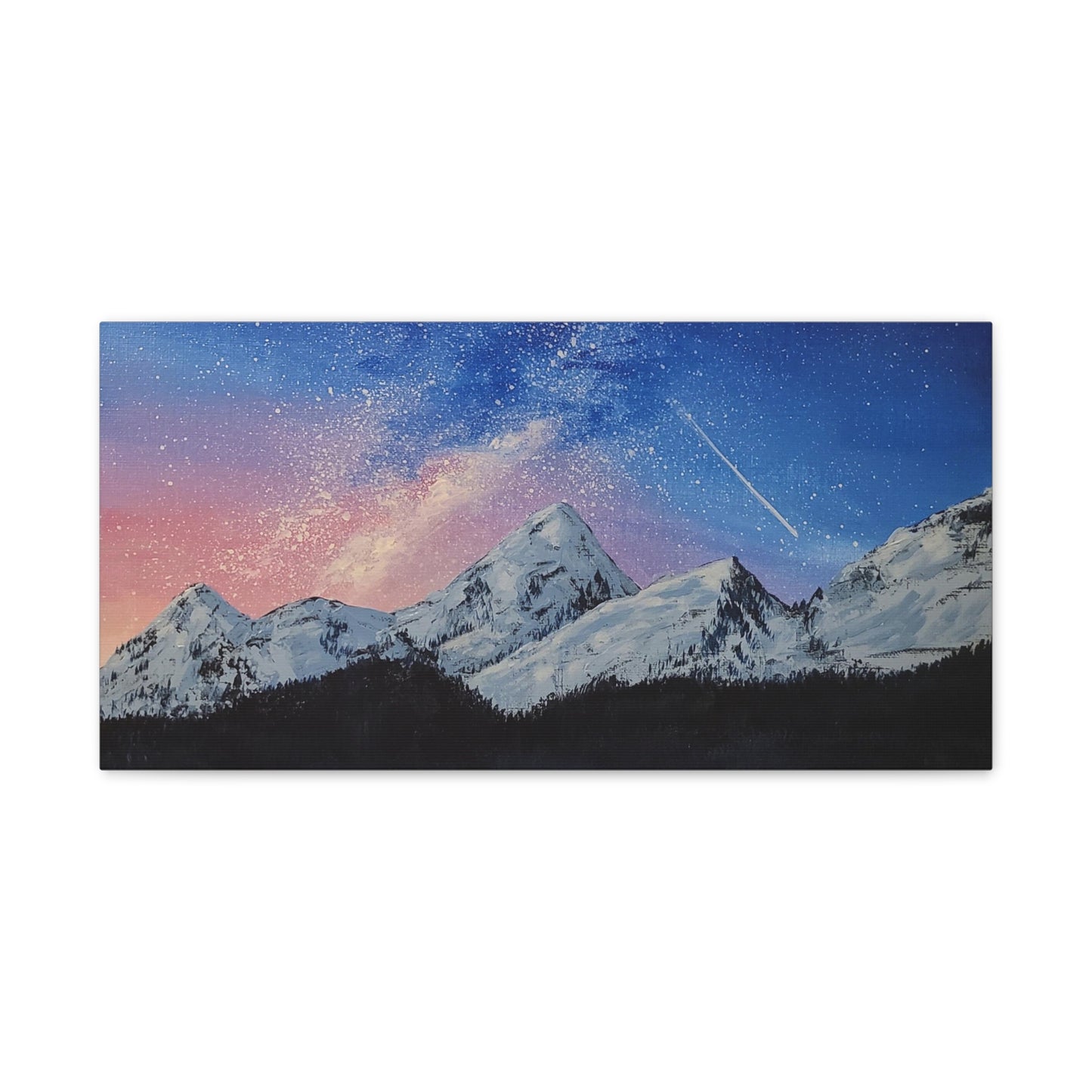 Galaxy Mountains - Classic Canvas