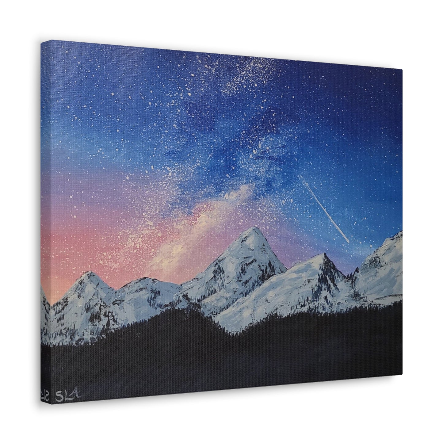 Galaxy Mountains - Classic Canvas