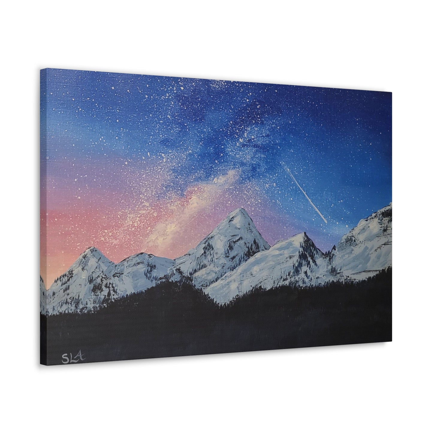 Galaxy Mountains - Classic Canvas